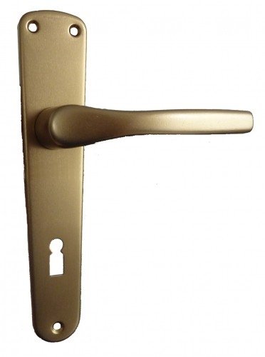 Kování interiérové MONET klika/klika 90 mm vložka bronzový elox F4 - Kliky, okenní a dveřní kování, panty Kování dveřní Kování dveřní mezip. hliník, bez PÚ